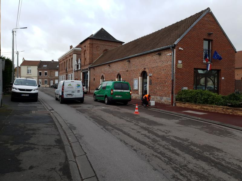 Traitement des égouts, Lambres lez Douai.